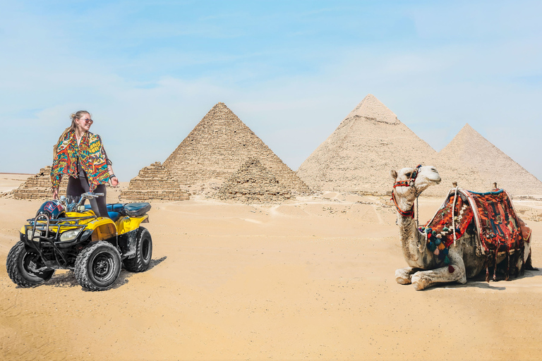 Cairo: Pyramids Quad Bike Adventure & Optional Camel Ride 1-Hour Quad & 30-Minute Camel Ride Combo Tour