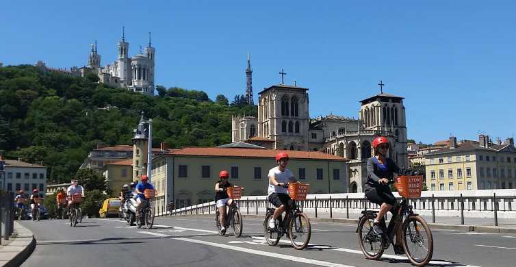 Lyon: passeio de bicicleta elétrica de 2 horas com um guia local