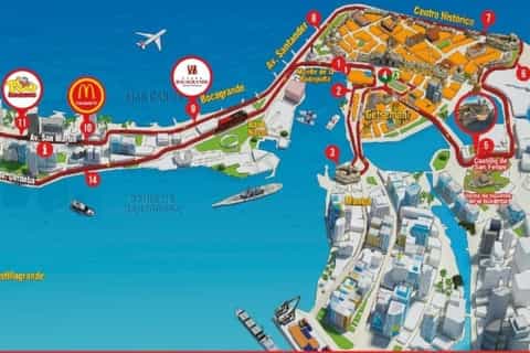 Cartagena: Hop-on Hop-off Bus Tour & Optional Attractions