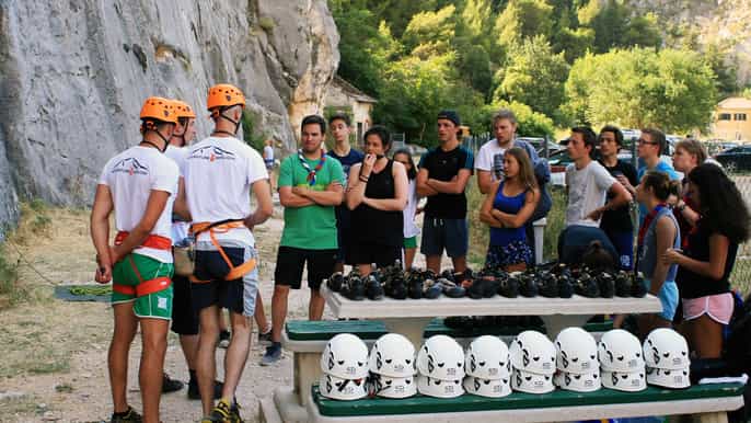 omiš aventure descalade