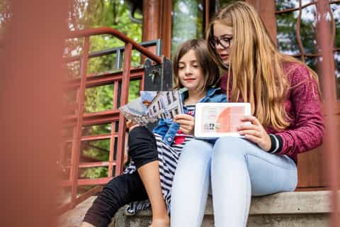 monaco caccia al tesoro attraverso la città vecchia per i bambini