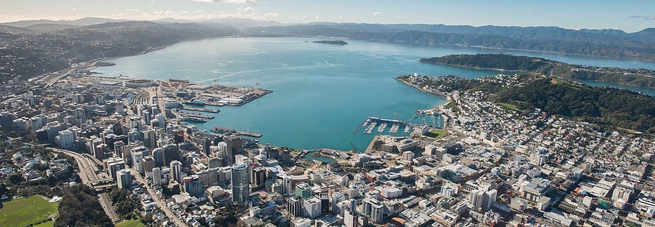 Wellington: Panorama-Helikopterflug