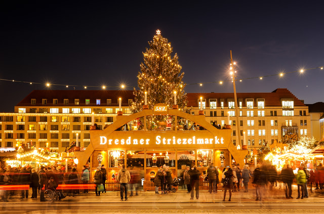 From Prague: Dresden Xmas Market & Saxon Switzerland Tour