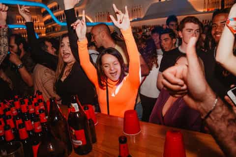Seville: Pub Crawl with VIP Club Entrance & 3 Free Shots