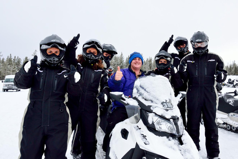 Jackson: Yellowstone Snowmobile Tour to Old Faithful Two Seat Snowmobile - Driver and Passenger