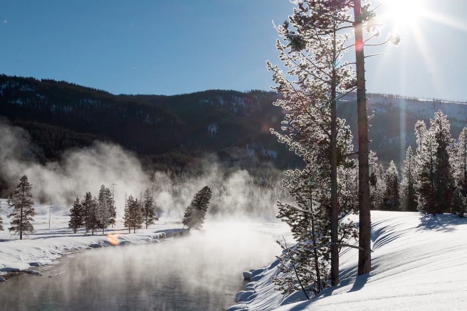 Jackson Yellowstone Snowmobile Tour to Old Faithful GetYourGuide