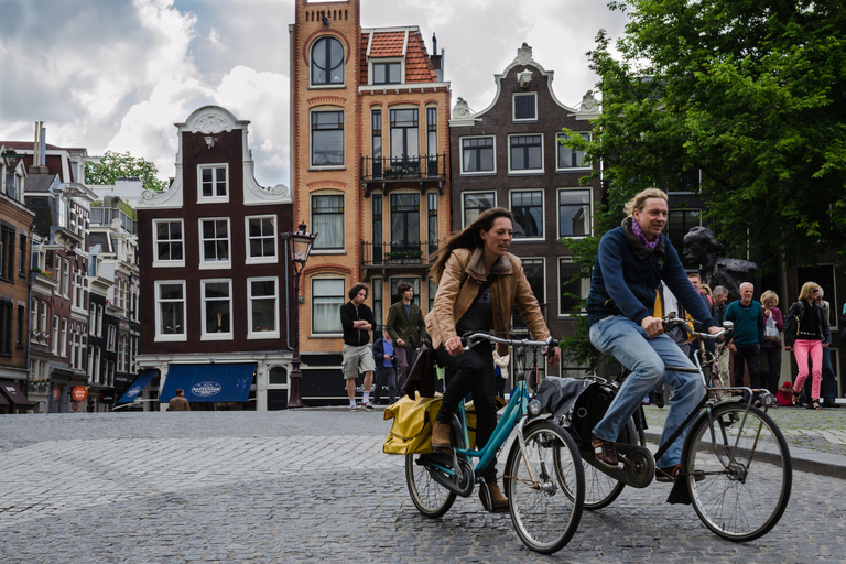 Amsterdam: Guidad sightseeing-cykeltur3-timmars privat cykeltur