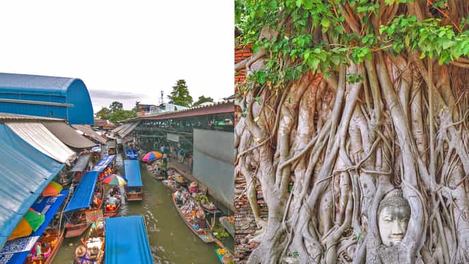 ab bangkok kombitour damnoen saduak ayutthaya