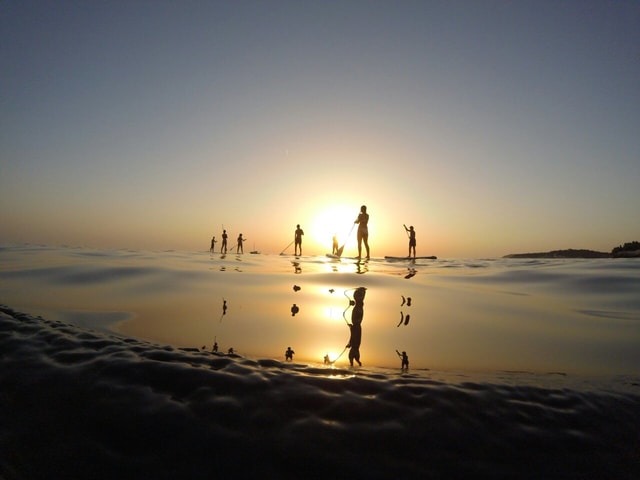 Pula: 1,5 uur Stand-Up Paddleboard Sunset Tour