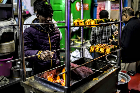 Delhi: excursion nocturne à vélo de 3 heuresOption standard