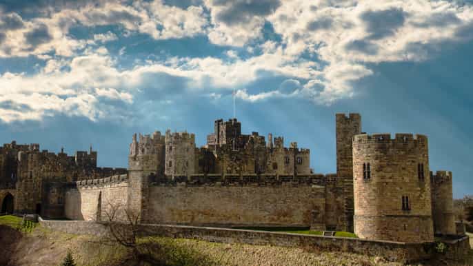 edinburgh alnwick castle harry potter tour in spanish