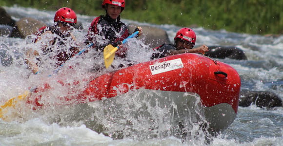 The Mambo Combo! Rappel + Raft in Costa Rica