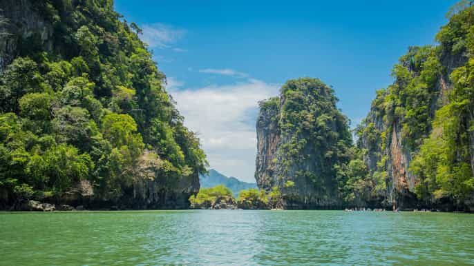 from khao lak fullday james bond island boat adventure