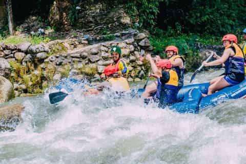 From Khao Lak: Rafting, Zip-line and Waterfall Adventure