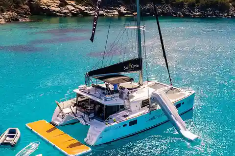Agios Nikolaos: Sailing Trip Catamaran Lunch and Water Toys