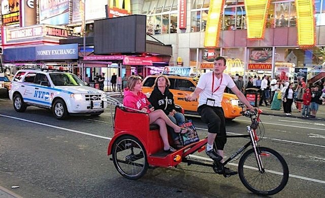 NYC Pedicab Tours: Central Park, Times Square, 5th Avenue