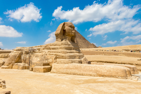 Le Caire : visite guidée des pyramides, du bazar et du muséeVisite partagée sans frais d'entrée