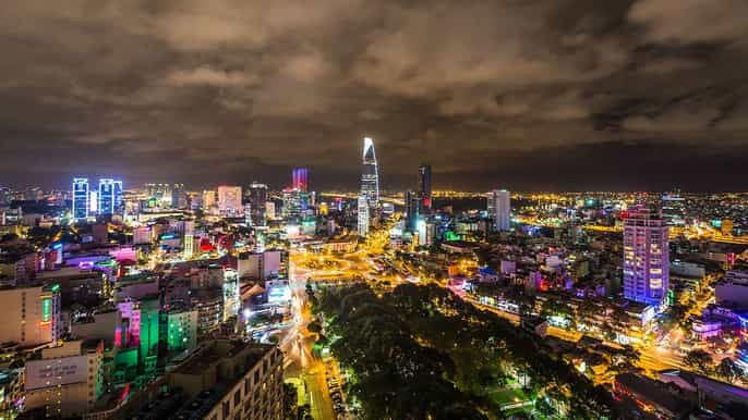 ho chi minh city vintage vespa nightlife tour