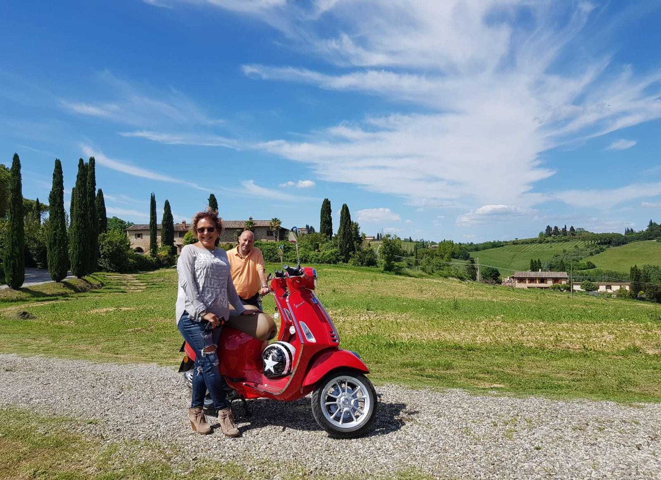 fra Firenze: All inclusive Toscana Vespa Tour i Chianti