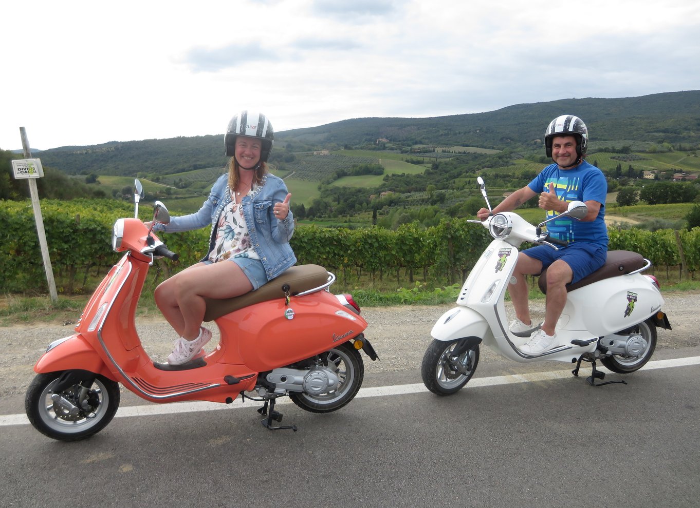 fra Firenze: All inclusive Toscana Vespa Tour i Chianti