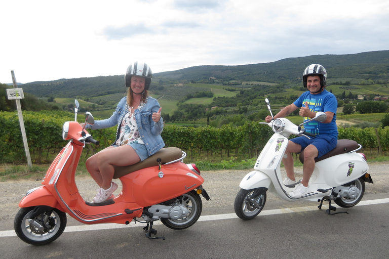 from Florence: All inclusive Tuscany Vespa Tour in ChiantiShared Vespa - Driver over 18 and Passenger over 15