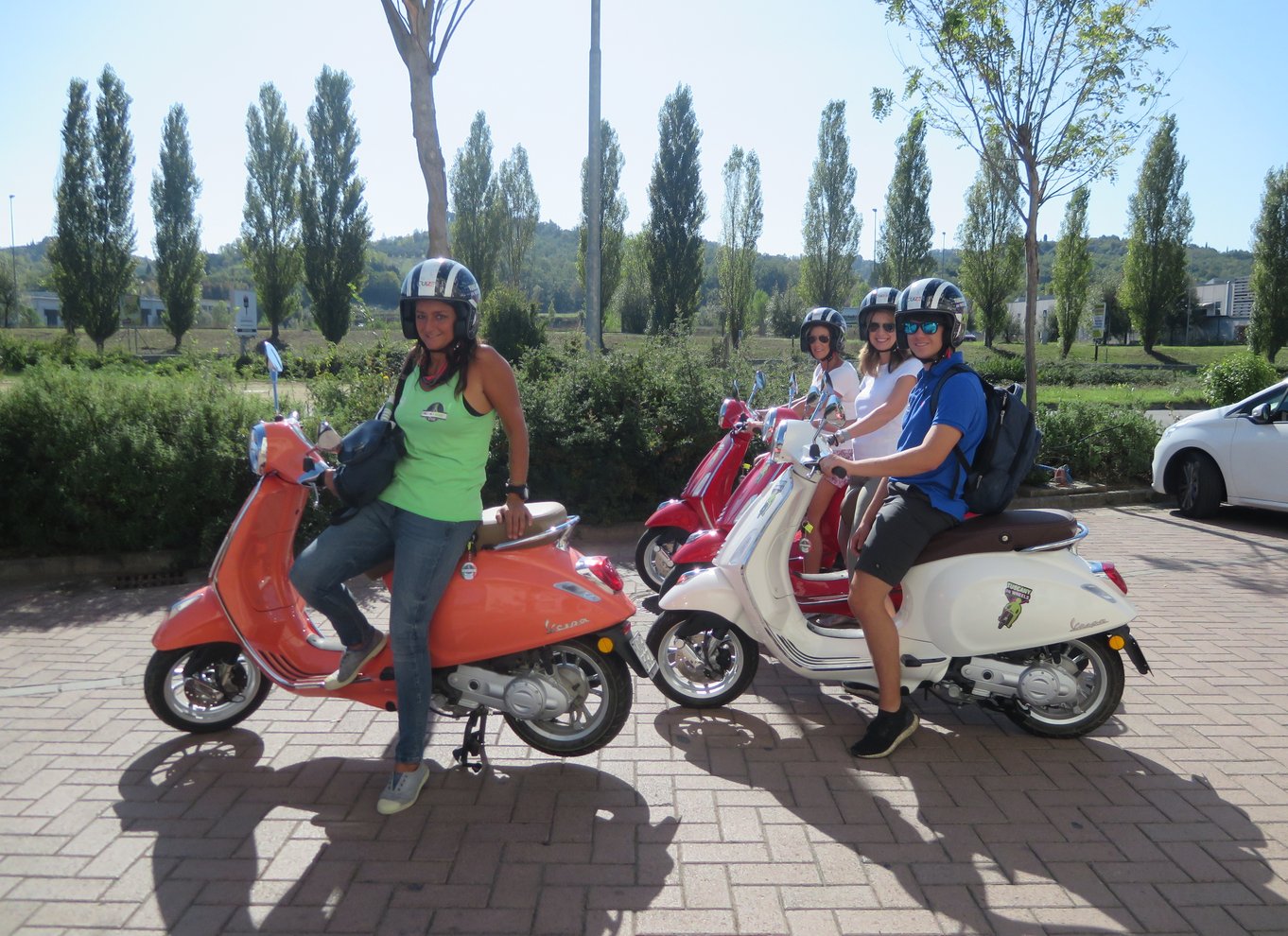 fra Firenze: All inclusive Toscana Vespa Tour i Chianti