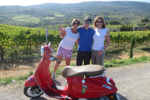 from Florence: All inclusive Tuscany Vespa Tour in ChiantiShared Vespa - Driver over 18 and Passenger over 15