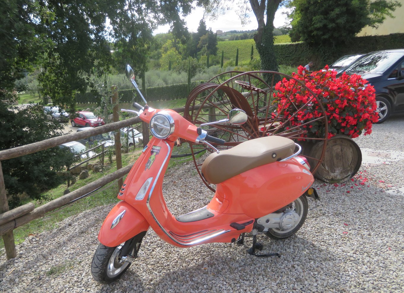 fra Firenze: All inclusive Toscana Vespa Tour i Chianti