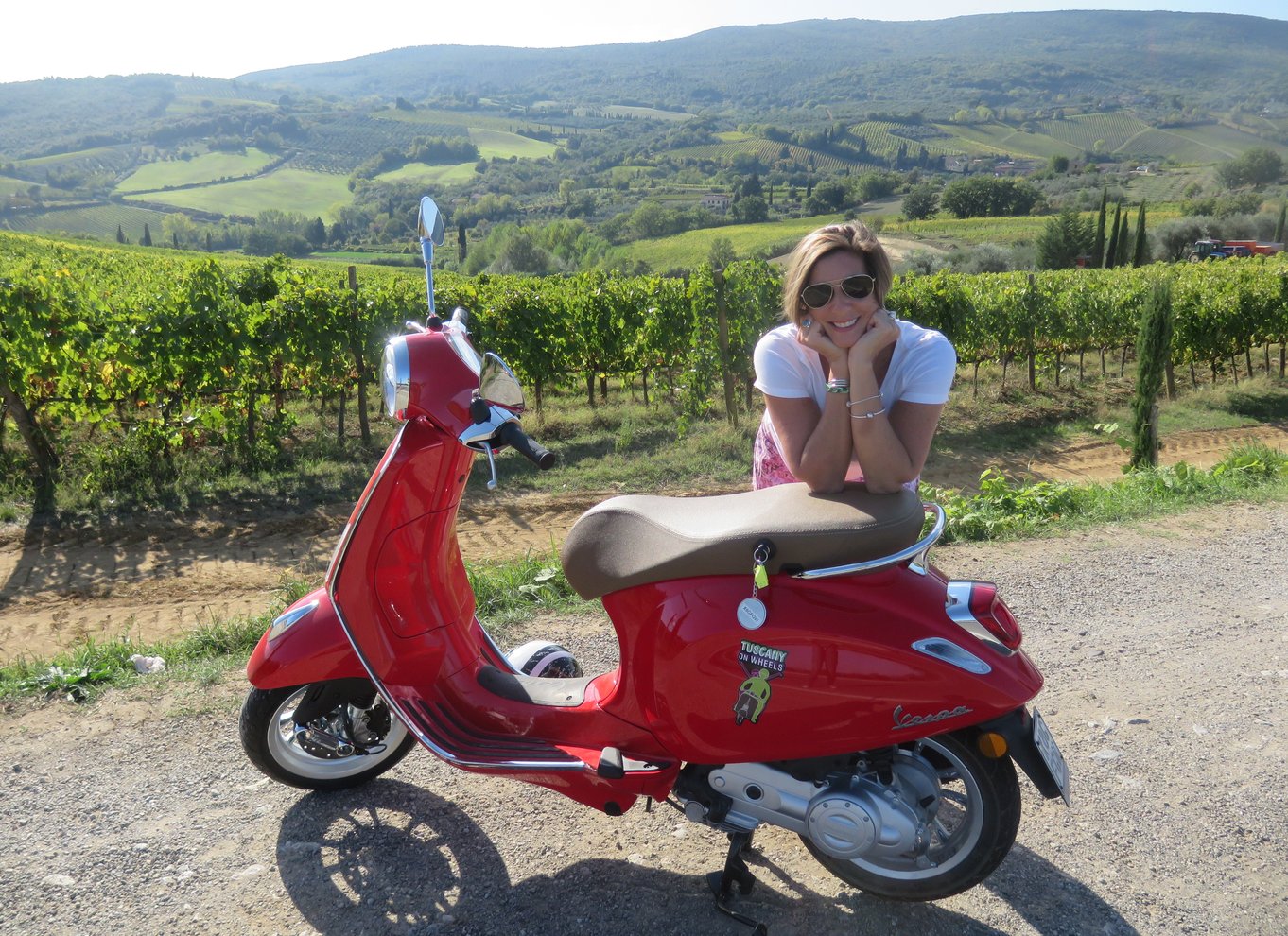 fra Firenze: All inclusive Toscana Vespa Tour i Chianti