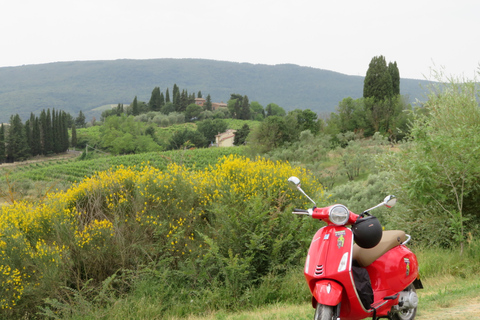 from Florence: All inclusive Tuscany Vespa Tour in ChiantiSelf-Drive - 18 and over