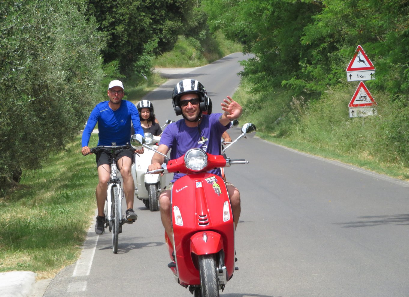 fra Firenze: All inclusive Toscana Vespa Tour i Chianti