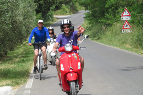 from Florence: All inclusive Tuscany Vespa Tour in ChiantiShared Vespa - Driver over 18 and Passenger over 15