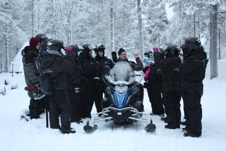 Rovaniemi: Snowmobile to Reindeer, Husky Farm, Santa Village