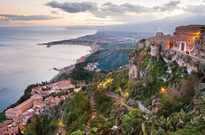 Palermo: Privattour Ätna, Taormina und Castelmola