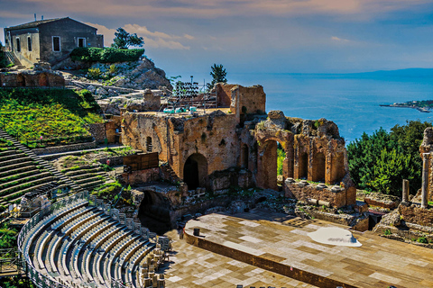 Palermo: Excursión Privada al Etna, Taormina y Castelmola