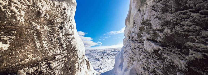 Depuis Gullfoss : Grotte de glace de Langjökull et excursion en motoneige