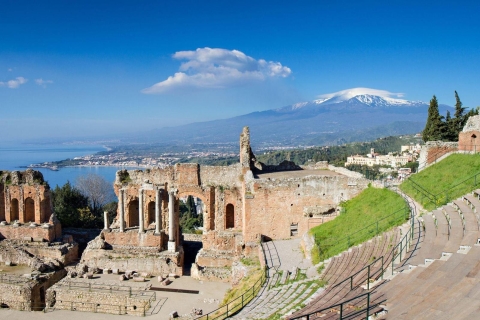 From Catania: Guided Tour of Mount Etna and Taormina Mount Etna and Taormina - Nature and Relaxation Tour