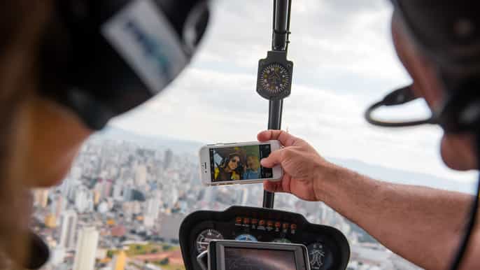 são paulo 20 dakika Şehir gezisi helikopter turu
