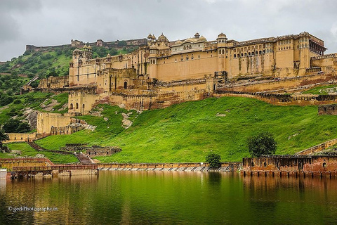 Ab Delhi: Ganztägige private Besichtigungstour von Jaipur