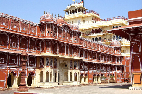 Ab Delhi: Ganztägige private Besichtigungstour von Jaipur