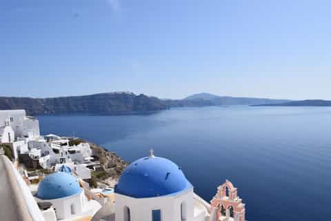 Santorin: Bustour nach Firostefani, Imerovigli und Oia
