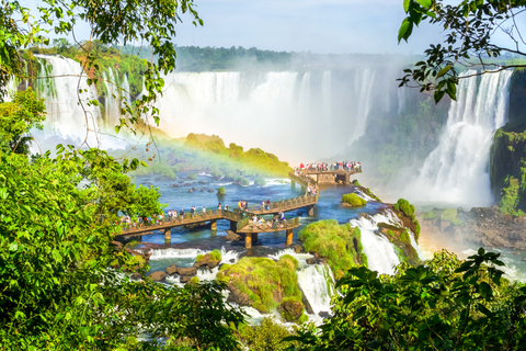 Lot helikopterem nad wodospadami Iguazu z transferemPrzelot helikopterem z transferem