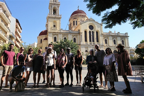 Heraklion: recorrido a pie por la historia y la cultura con degustación de comida