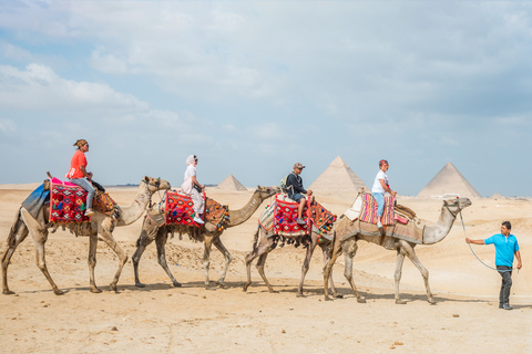 Cairo: Half Day Pyramids Tour by Camel or Horse CarriagePrivate Tour by Camel Ride