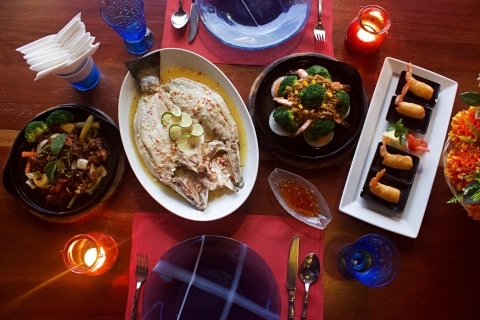 Krabi: romantisch vast-menu diner bij kaarslicht