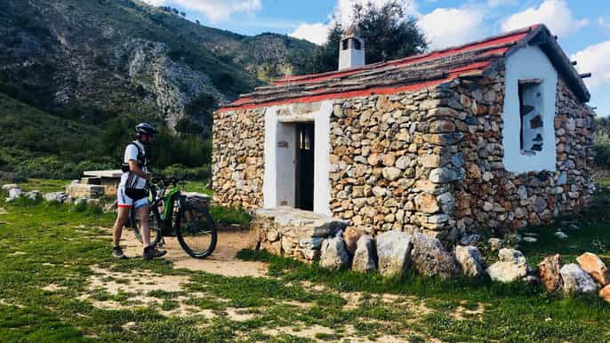 from marbella emountain bike and wine tour