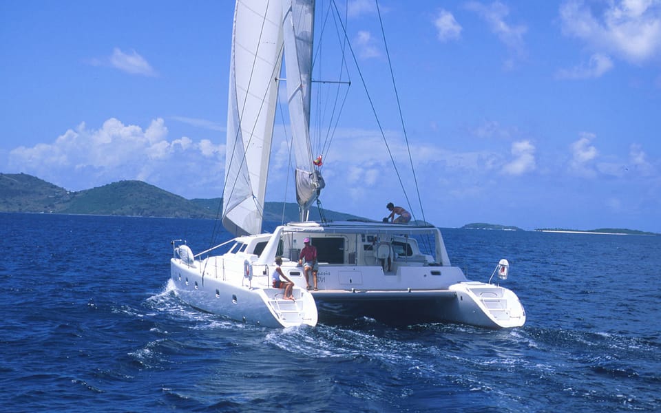 St. Thomas: Private 50-foot Voyage 500 Catamaran Sail 