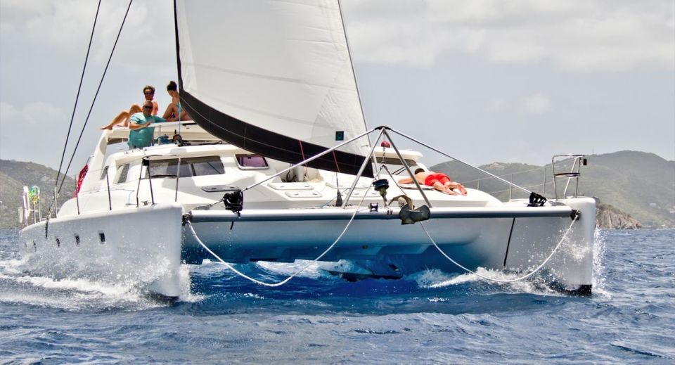 St. Thomas Catamaran Sail: Experience Luxury on a Private 50-Foot Voyage 500