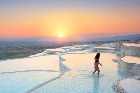 Pamukkale City Sightseeing Wycieczka z przewodnikiem z transferem do hotelu