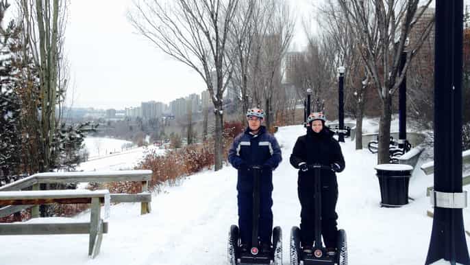 edmonton beginner winter segway trek